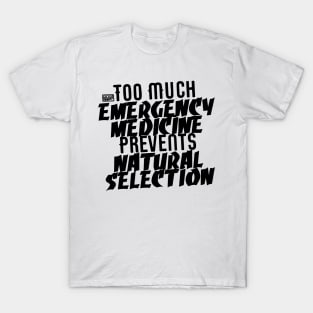 Black Emergency Medicine T-Shirt